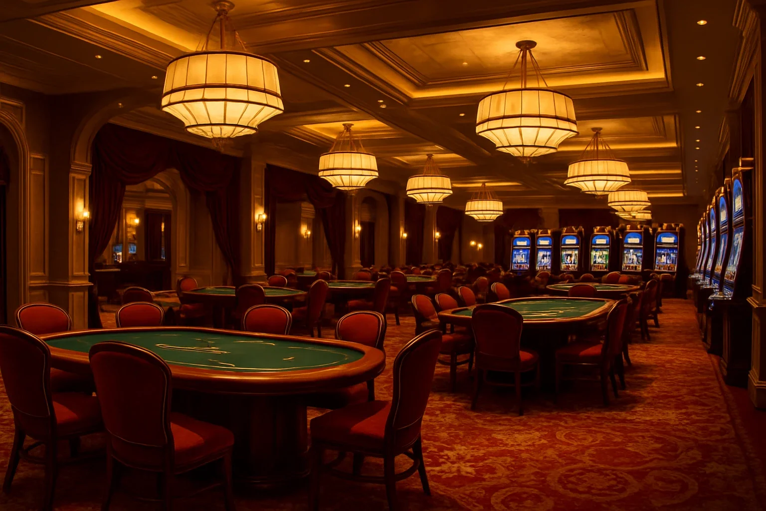 Casino games background